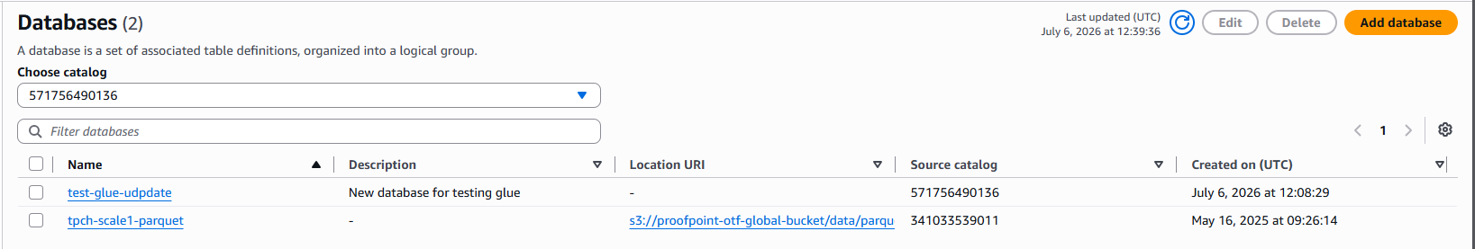 add database