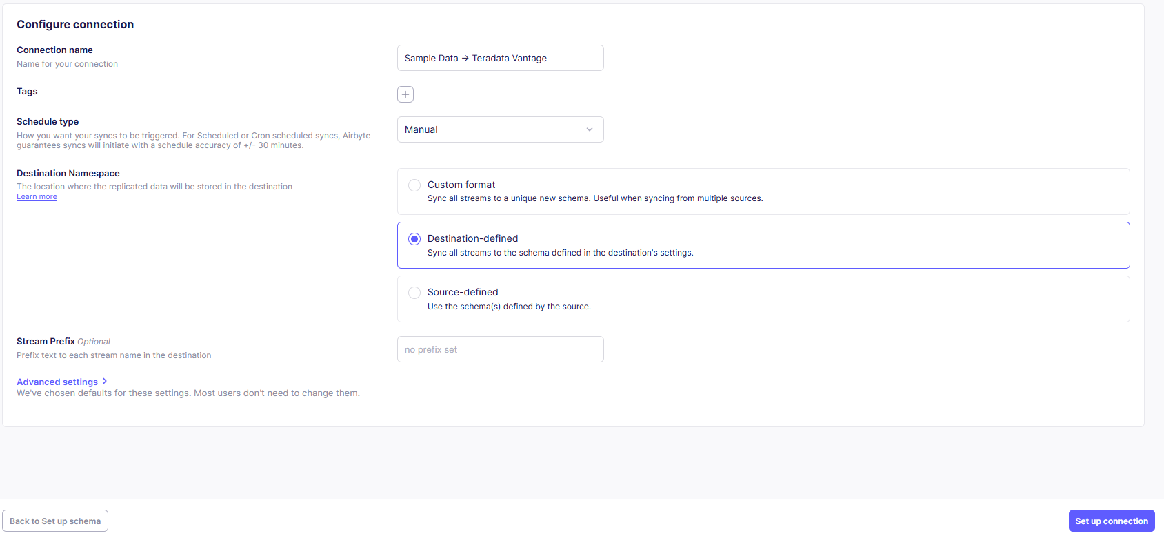 Airbyte Connection