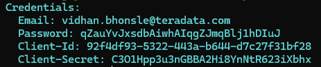 Airbyte credentials