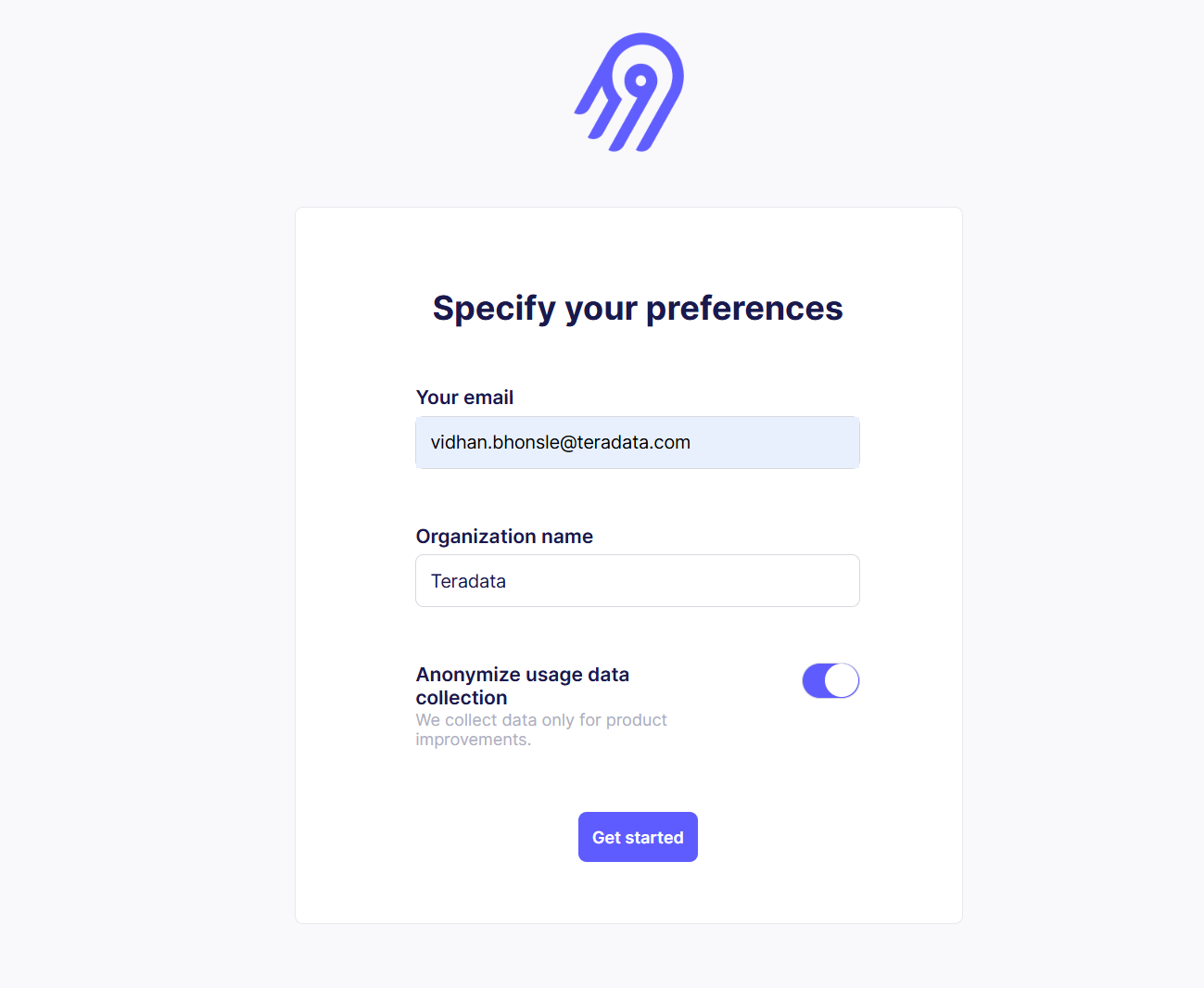 Specify your preferences