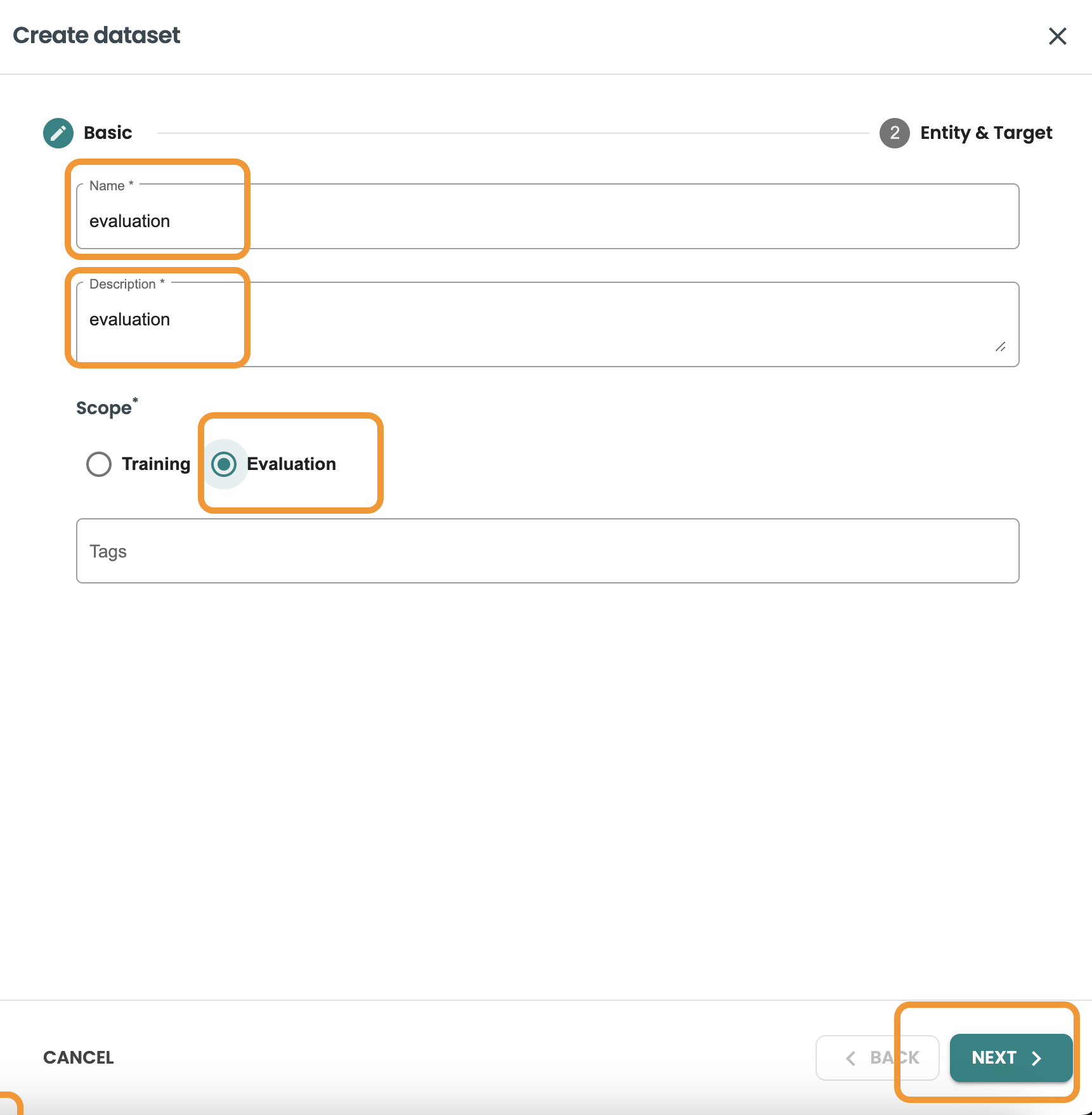 ModelOps eval dataset