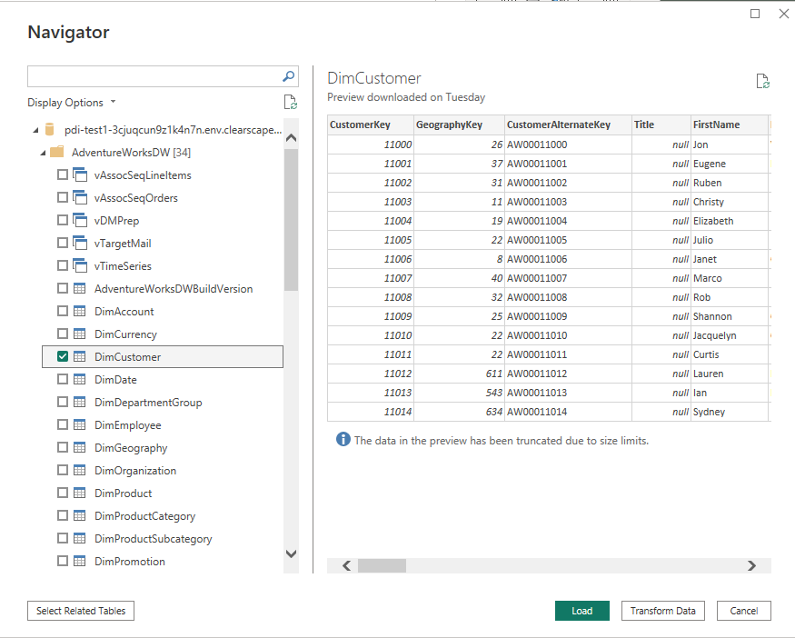 Power BI Navigator